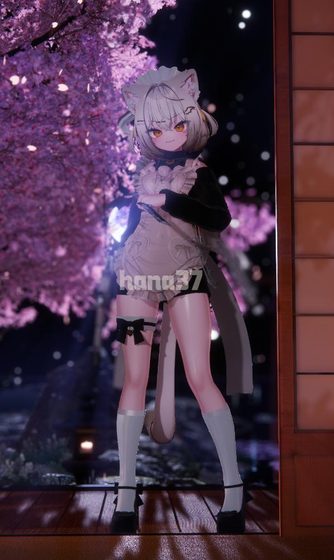 「vrchat成品模」暖色系猫猫AC_Chairo1.0
